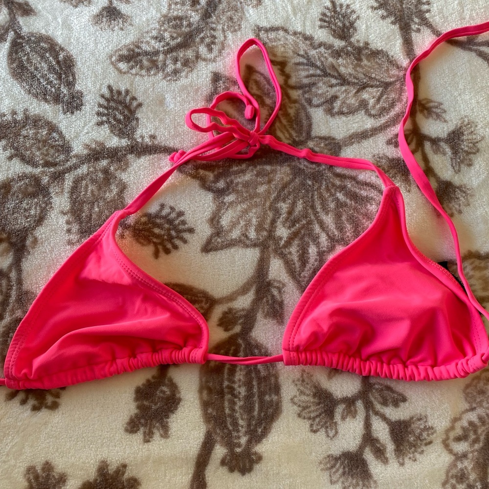 Joe Boxer Neon Pink Bikini Top Size S